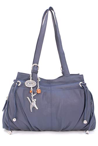 CATWALK COLLECTION - ALICE - Bolso de hombro - Cuero - Oscuro Azul