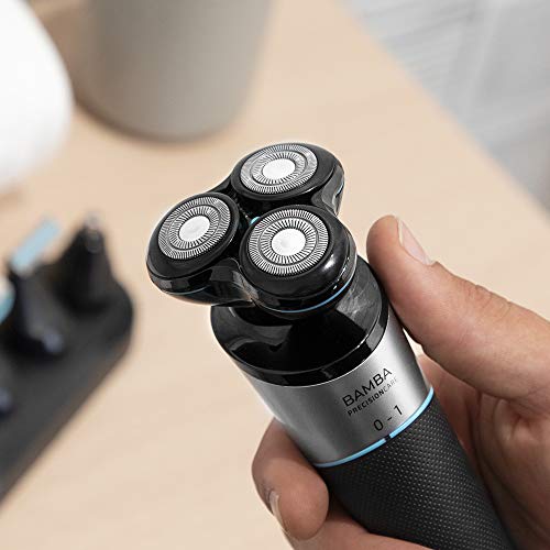 Cecotec Afeitadora Multifunción 5 en 1 Bamba PrecisionCare Twistgroom con batería de litio, cuchillas de acero inox, indicador led y waterproof.