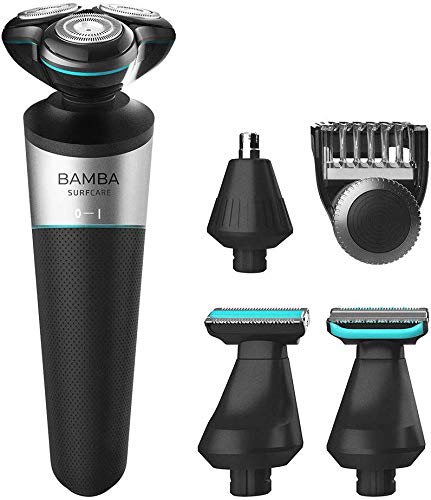 Cecotec Afeitadora Multifunción 5 en 1 Bamba PrecisionCare Twistgroom con batería de litio, cuchillas de acero inox, indicador led y waterproof.