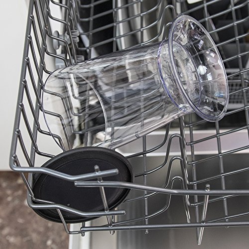 Cecotec Batidora de Mano Powerful Titanium 1000 Pie XL, 21 Niveles y Turbo, Recubrimiento de Titanio, 1000W, 1 Accesorio, Acero/Negro