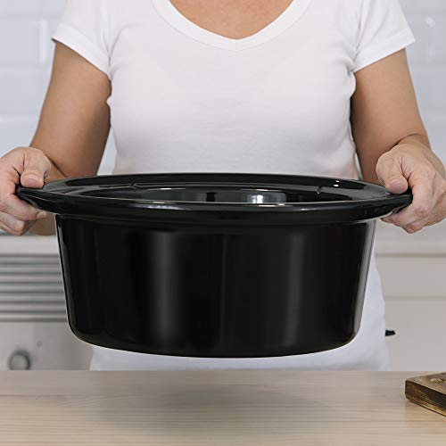 Cecotec Olla de cocción Lenta Chup Chup de 5,5 litros, cubeta cerámica con Forma Ovalada, Tapa de Cristal con Junta de Silicona y un Completo recetario. (Digital)