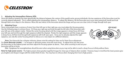 Celestron SkyMaster Giant 15x70 Prismático con adaptador para trípode, Negro