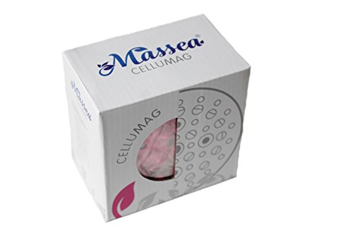 CelluMag - Cepillo para masaje anticelulítico con imanes contra la piel de naranjaPara una piel tersa, masajes, bienestar y belleza (Pink)