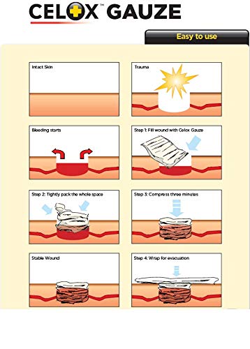 Celox Rapid - Gasa hemostática en Z