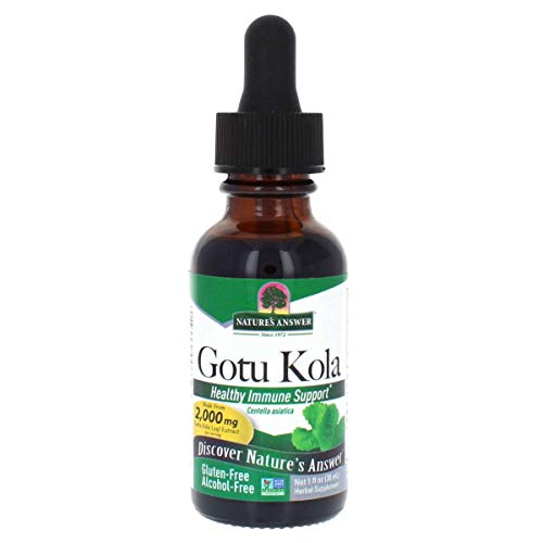 Centella Asiática, libre de alcohol, (1 oz 30 ml) - respuesta de la naturaleza