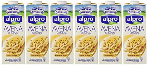 Central Lechera Asturiana Bebida de Avena - Paquete de 6 x 1000 ml - Total: 6000 ml