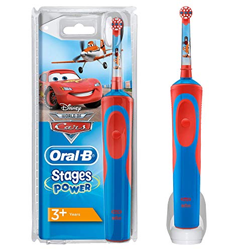 Cepillo de Dientes Eléctrico Oral-B Stages Power Kids de Los Personajes de Cars O Aviones Disney