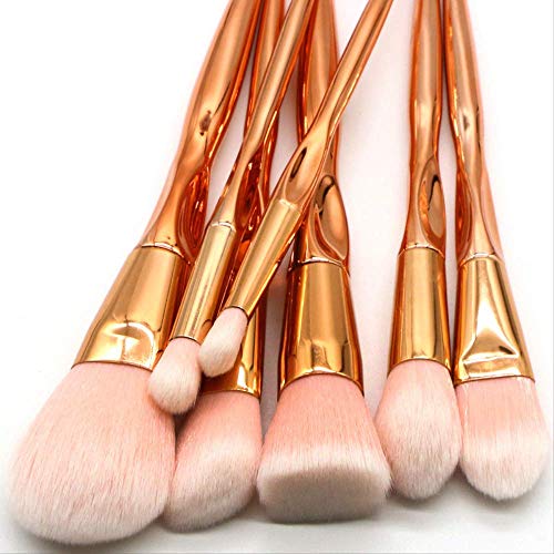 Cepillo De Maquillaje 7 / Rose Gold Diamond Beauty Brush/Makeup Brush Makeup Tool Set Multi-Function Makeup Brush Oro Rosado