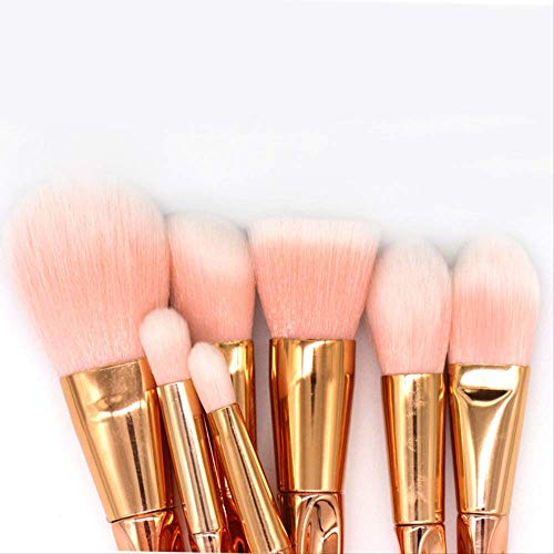 Cepillo De Maquillaje 7 / Rose Gold Diamond Beauty Brush/Makeup Brush Makeup Tool Set Multi-Function Makeup Brush Oro Rosado