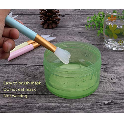 Cepillo de Máscara de Silicona de 3 Piezas Herramienta de Máscara Cepillo de Máscara de Silicona Suave Herramienta de Frotis de Cuerpo y Mascarilla