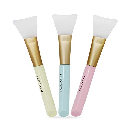 Cepillo de Máscara de Silicona de 3 Piezas Herramienta de Máscara Cepillo de Máscara de Silicona Suave Herramienta de Frotis de Cuerpo y Mascarilla