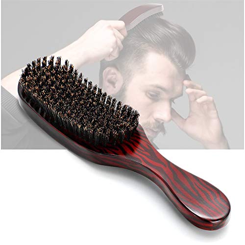 Cepillo de Pelo de Cerdas de Jabalí, Cepillo de Pelo de Paleta para Mujeres Hombres que Reducen la Rotura del Cabello y el Encrespamiento para Largos, Cortos, Gruesos, Rizados, Todo Tipo de Cabello