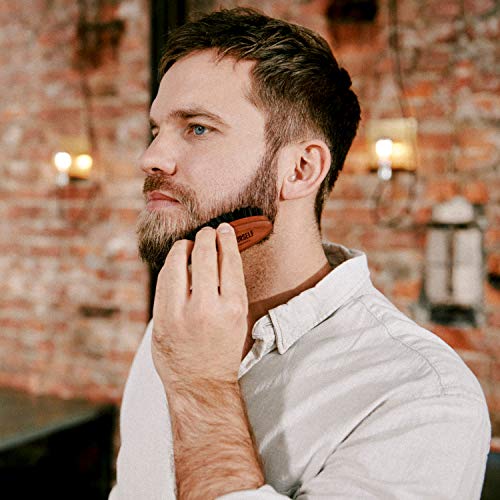 Cepillo para barba Soft · BROOKLYN SOAP COMPANY · Cepillo con cerdas veganas extra suaves – para el cuidado diario de barba de 3 días o barba completa · Beard Brush como regalo para hombres ✓