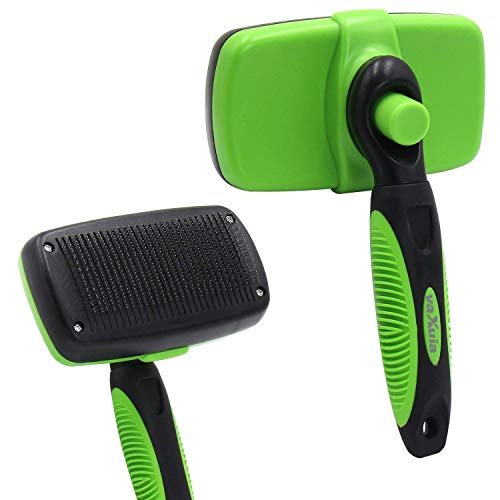 Cepillo Perros y Gatos para Pelo Largo y Corto-Vaxuia Cepillo Mascotas para Grandes a Pequeños - para Eliminar el Pelo Muerto y la Capa Inferior Reduce de la Pérdida de Cabello
