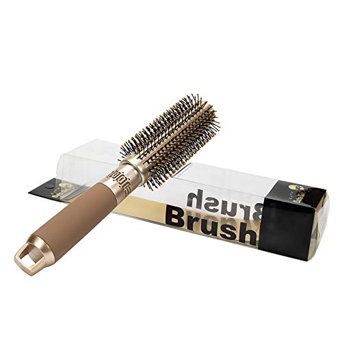 Cepillo Redondo Pelo, Cepillo de pelo redondo que aporta un brillo extra al cabello y evita el encrespamiento ,Scalps Friendly (Peine de masaje)
