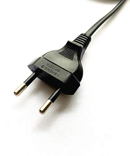 Certificación de la UE,5pie/1.5M Cable de Carga 2 Agujeros para Microsoft Surface Go/Book/Laptop,Surface Pro 3/4/5/6/7/X,Mac Mini &TV 2 3 4,HP Envy,Canon Pixma,Todo el Equipo de 2 Agujeros.