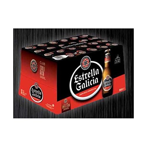 CERVEZA ESTRELLA DE GALICIA ESPECIAL LAGER PACK 24 BOTELLAS 25CL