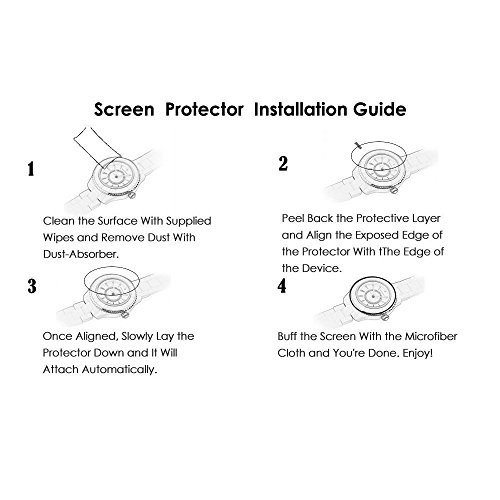 Ceston 9H Protector De Pantalla Cristal Templado Para Suunto Spartan Trainer Wrist HR (3 pack)