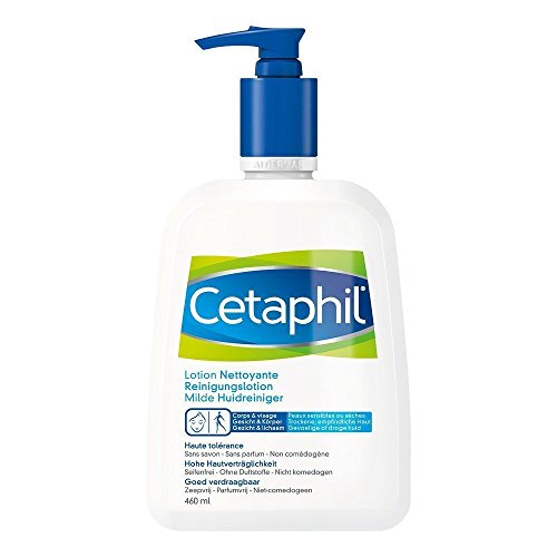 Cetaphil Loción Limpiadora – sin jabón – sin perfume – no comédogène Gentle Skin Cleanser
