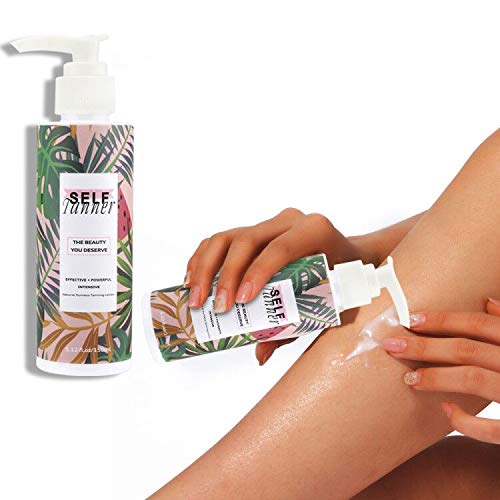 Chainplus 150ml Loción autobronceadora, Natural y Vegan Self Bronceado Aceite Gradual Tan Organic Bronceado Loción Self Tan Day Solarium Cream (sabor a leche) (Blanco)