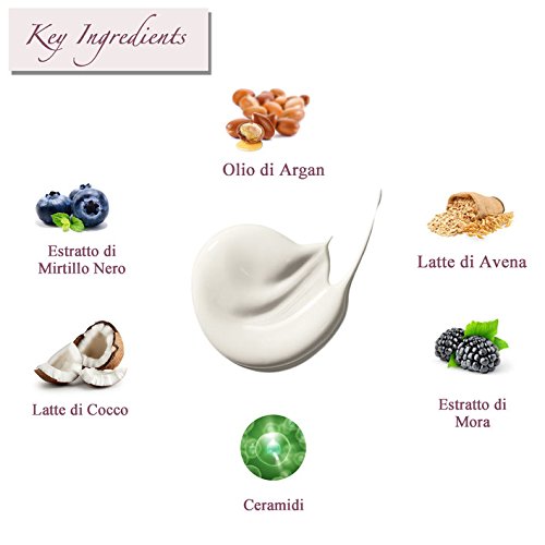 Champú Nutritivo - Aceite De Argán, Leche De Avena Y Ceramida Está En Este Champú, Formulado Para El Cuidado Del Cabello Seco, Quebradizo Y Sin Vida - 200 ml