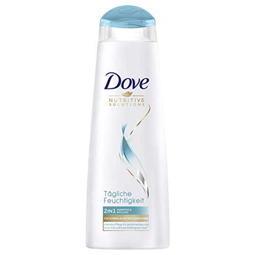 Champú y acondicionador Dove 2 en 1 hidratante, 6 unidades (6 x 250 ml).