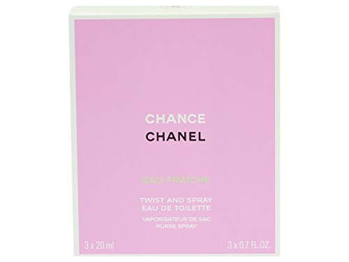 CHANEL CHANCE EAU FRAICHE Eau De Toilette vaporizador twist&spray 3x20ml