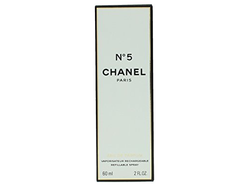 Chanel No.5 mujer, Perfume, rellenable, (1 x 60 ml)