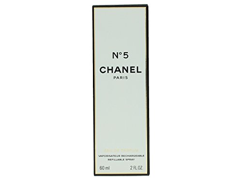 Chanel No.5 mujer, Perfume, rellenable, (1 x 60 ml)