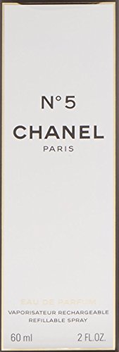 Chanel No.5 mujer, Perfume, rellenable, (1 x 60 ml)
