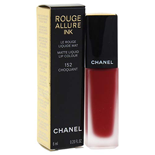 Chanel ROUGE ALLURE INK MATTE LIQUID LIP COLOUR CHOQUANT barra de labios Rojo Mate 6 ml - Barras de labios (Rojo, CHOQUANT, 1 Colores, Hidratante, Protección, Mujeres, 152 - CHOQUANT)
