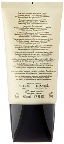 Chanel Soleil Identite Soin Auto-Bronzant Visage Spf8-Intense - Base de maquillaje, 50 ml