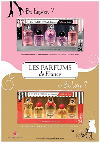 Charrier Parfums de Francia Collection Fashion caja de 5 agua de Printemps Miniatures total 49,7 ml