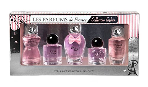 Charrier Parfums de Francia Collection Fashion caja de 5 agua de Printemps Miniatures total 49,7 ml