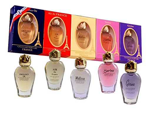 Charrier Parfums Pack Charrier Pack de 5 estuches de agua de perfume Miniatures total 42,5 ml