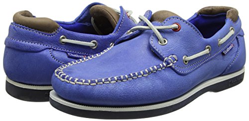 Chatham Churchill Made In Britain, Náuticos para Hombre, Azul Azul Topo, 41 EU
