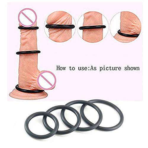 CHCH Retardo de IDA de Goma 4 Que diverso Tamaño de los Hombres del Anillo de Abrazaderas