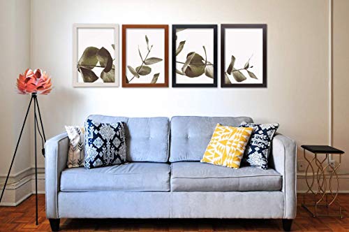 Chely Intermarket, Marco de Fotos A4 (Blanco) MOD-254 (Pack de 4 uds), Hecho Madera sólida, Ancho de Bastidor 1,20 cm con Acabado Elegante | Marco para títulos y certificados (254-A4*4-0,55)