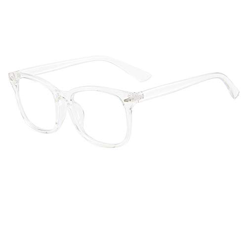 Chengstore - Gafas de bloqueo de luz azul cuadradas con marco anti rayos azules para computadora o televisión, pantallas de smartphone, niños y niñas de 3 a 10 años, transparente