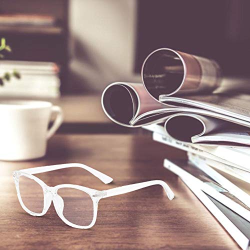 Chengstore - Gafas de bloqueo de luz azul cuadradas con marco anti rayos azules para computadora o televisión, pantallas de smartphone, niños y niñas de 3 a 10 años, transparente