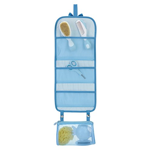 Chicco Mini Beauty - Set de higiene del bebé 5 en 1, color azul