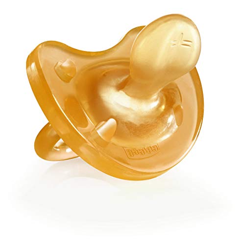 Chicco Phisio Soft - Chupete todo goma de látex para 0-6 meses caucho