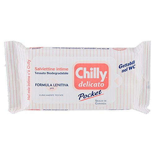 Chilly Toallitas Pocket Delicado - 3 Paquetes de 50 gr - Total: 150 gr
