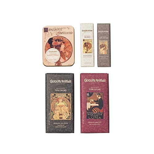 Chocolate Amatller - Chocolates variados en Cesta Regalo Carteles 266g