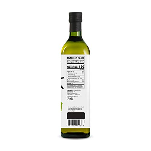 Chosen Foods 100% Avocado Cooking Oil, 1L Bottle (33.8fl)