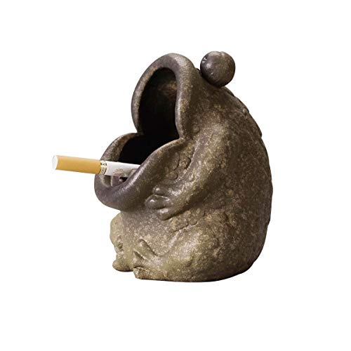 CHOUREN Cenicero, Cerámica Creativa, Personalidad, Tendencia, Lindo, Moda, Retro, hogar, Oficina, gres, Adornos Decorativos, Regalos.Ideal for el hogar, Uso de Oficina, recepción a Comprar