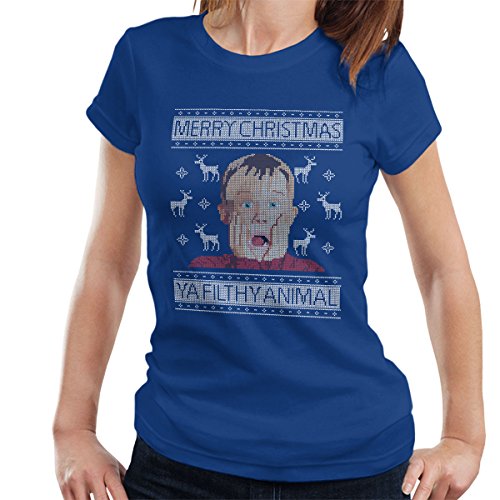 Christmas Home Alone Filthy Animals Knit Women's T-Shirt