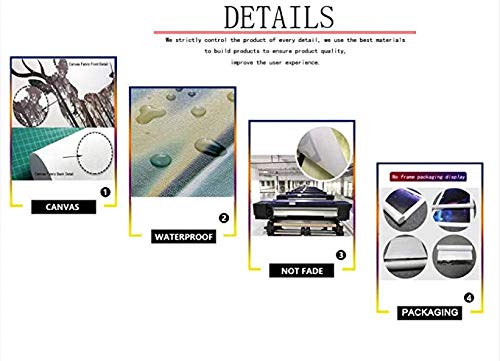 CHSC Póster de acuarede diente pintura con estampado de hada dientes póster artístico de higienista dental imágenes estomatología anatomía dientes decoración clínica 50x75cm_Decoración navideña regalo