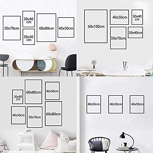 CHSC Póster de acuarede diente pintura con estampado de hada dientes póster artístico de higienista dental imágenes estomatología anatomía dientes decoración clínica 50x75cm_Decoración navideña regalo