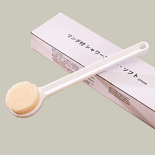 Chucksss 14 Pulgadas Mango Largo Fregado Limpieza Del Cuerpo Restregador Posterior Piel Masaje Ducha Herramienta De Baño Suave Exfoliante Cepillo De Cuerpo De Bañ